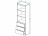 Современная мебель Стеллаж с ящиками как IKEA LOFT для книг и хранения С-22 СИТИ ЛДСП cерый графит / дуб крафт золотой, купить недорого в фирменном салоне магазине «Моя Мебель», всего за 7 930 руб.