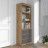 Современная мебель Стеллаж с ящиками как IKEA LOFT для книг и хранения С-22 СИТИ ЛДСП cерый графит / дуб крафт золотой, купить недорого в фирменном салоне магазине «Моя Мебель», всего за 7 930 руб.