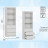 Современная мебель Стеллаж с ящиками как IKEA LOFT для книг и хранения С-22 СИТИ ЛДСП cерый графит / дуб крафт золотой, купить недорого в фирменном салоне магазине «Моя Мебель», всего за 7 930 руб.