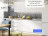 Кухонный гарнитур «Белая кухня х2.0м» для маленькой кухни в стиле IKEA МОРИ 2 м (МП) ЛДСП