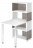 Компьютерный стол СБ-10М-4 IKEA KALLAX/LINNMON style