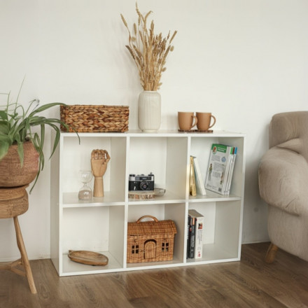 Белый Стеллаж полки настенные / напольные not IKEA EKET недорого С-18 СИТИ