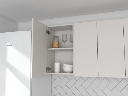 Кухня Белая х2.0м ИКЕА design ЛЕГЕНДА-40 СИТИ ЛДСП