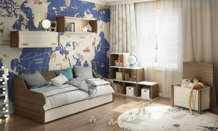 Стеллаж лесенка СЛД, IKEA KALLAX &amp; EKET style