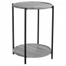 Стол журнальный как IKEA GLADOM BeautyStyle 21 орех гикори gray / черный