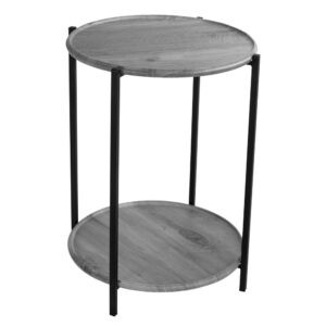 Стол журнальный как IKEA GLADOM BeautyStyle 21 Орех гикори gray / Черный