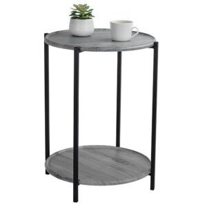 Стол журнальный как IKEA GLADOM BeautyStyle 21 Орех гикори gray / Черный