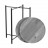 Стол журнальный как IKEA GLADOM BeautyStyle 21 Орех гикори gray / Черный