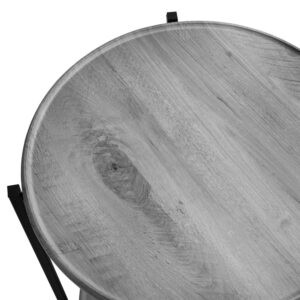 Стол журнальный как IKEA GLADOM BeautyStyle 21 Орех гикори gray / Черный