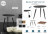Современная мебель Стол журнальный BeautyStyle 22 орех гикори grey / черный / бук, купить недорого в фирменном салоне магазине «Моя Мебель», всего за 5 080 руб.
