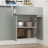 Кухонный гарнитур для маленькой кухни, Кухня 120 см дизайн ИКЕА (IKEA), Легенда-40 sity ЛДСП сумеречный голубой / белый