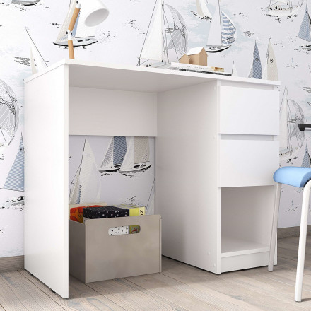 Белый письменный стол с ящиками как ИКЕА КАЛЛАКС (IKEA KALLAX) СП-18 сити