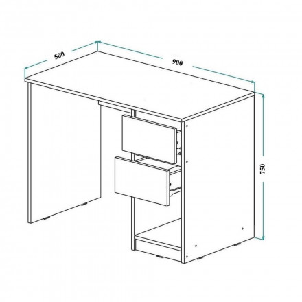 Белый письменный стол с ящиками как ИКЕА КАЛЛАКС (IKEA KALLAX) СП-18 сити
