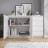 Белый широкий тумба комод под телевизор как ИКЕА МАЛЬМ (IKEA MALM) МК 1600.1 (МП/3) МС мори