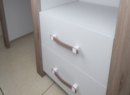 Современная мебель письменный стол для школьника с ящиками с тумбой | Компьютерный стол с ящиками СТД-130, купить недорого в фирменном салоне магазине «Моя Мебель», всего за 14 750 руб.