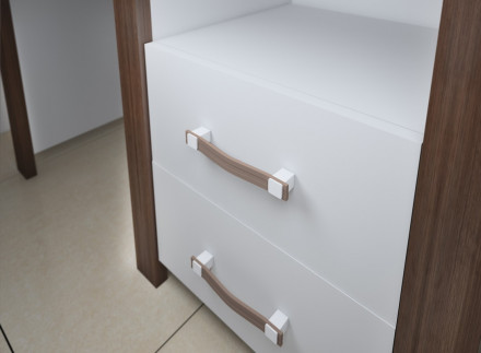 Современная мебель письменный стол для школьника с ящиками с тумбой | Компьютерный стол с ящиками СТД-130, купить недорого в фирменном салоне магазине «Моя Мебель», всего за 14 750 руб.