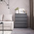 Недорогой комод с 4 ящиками ЛОФТ loft как ИКЕА MALM Графит МК 800.4 (МП) МС мори