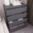 Недорогой комод с 4 ящиками ЛОФТ loft как ИКЕА MALM Графит МК 800.4 (МП) МС мори