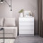 Белый комод с 4 ящиками как IKEA MALM (ИКЕА МАЛЬМ) МК 800.4 (МП/3) МС мори