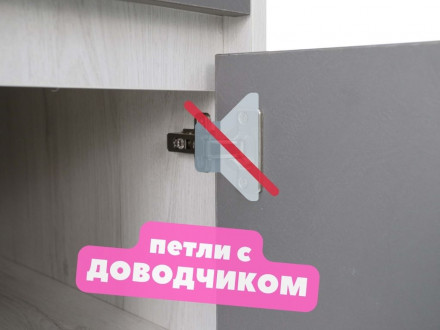 Большой широкий письменный стол для школьника с ящиками nil&#039;s (дуб эльза / темно-серый лофт)