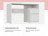 Белый письменный стол для школьника с ящиками как ИКЕА МАЛЬМ (IKEA MALM) СП-14 сити
