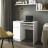 Белый стол с тумбой, полкой и ящиком аналог ИКЕА ЭЙЛЕР (IKEA EJLER) МС-1 левый (МП/3) МС мори