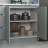 Маленький кухонный гарнитур для кухни 160 см прямая дизайн ИКЕА (IKEA), Легенда-40 sity ЛДСП сумеречный голубой / белый