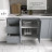 Маленький кухонный гарнитур для кухни 160 см прямая дизайн ИКЕА (IKEA), Легенда-40 sity ЛДСП сумеречный голубой / белый