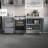 Кухонный гарнитур для маленькой кухни прямая 2 метра как ИКЕА (IKEA), Легенда-40 sity ЛДСП сумеречный голубой / белый