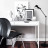 Белый письменный стол аналог ИКЕА АЛЕКС (IKEA ALEX)