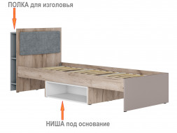 Кровать детская с ящиком