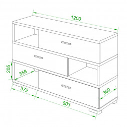 Комод для игрушек