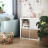 Белый открытый стеллаж полки для хранения как IKEA KALLAX &amp; EKET, СПД 2-2