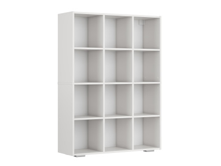 Белые полки стеллаж открытые как IKEA Kallax, С-14 СИТИ ЛДСП