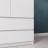 Белый распашной шкаф для одежды с 2 ящиками как IKEA SMASTAD / PLATSA МШ 900.1 (МП/3) МС мори