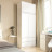 Белый распашной шкаф для одежды с 2 ящиками как IKEA SMASTAD / PLATSA МШ 900.1 (МП/3) МС мори