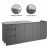 Кухонный гарнитур для маленькой кухни прямая 2 метра как ИКЕА (IKEA), Легенда-40 sity ЛДСП серый графит
